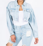 Peek A Boo Denim Jacket